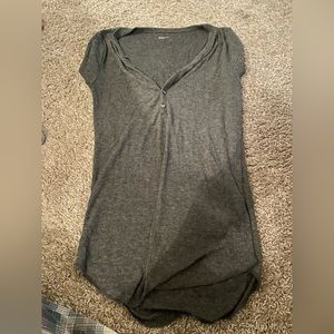Gap knit top small grey